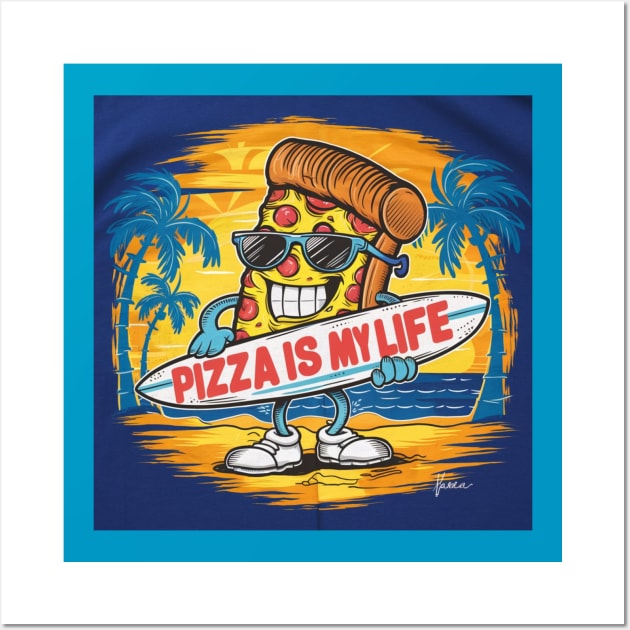 Pizza is my life Wall Art by Mkt design